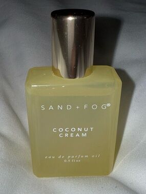 NEW- SAND+FOG Coconut Cream Eau de Parfum rollerball Oil